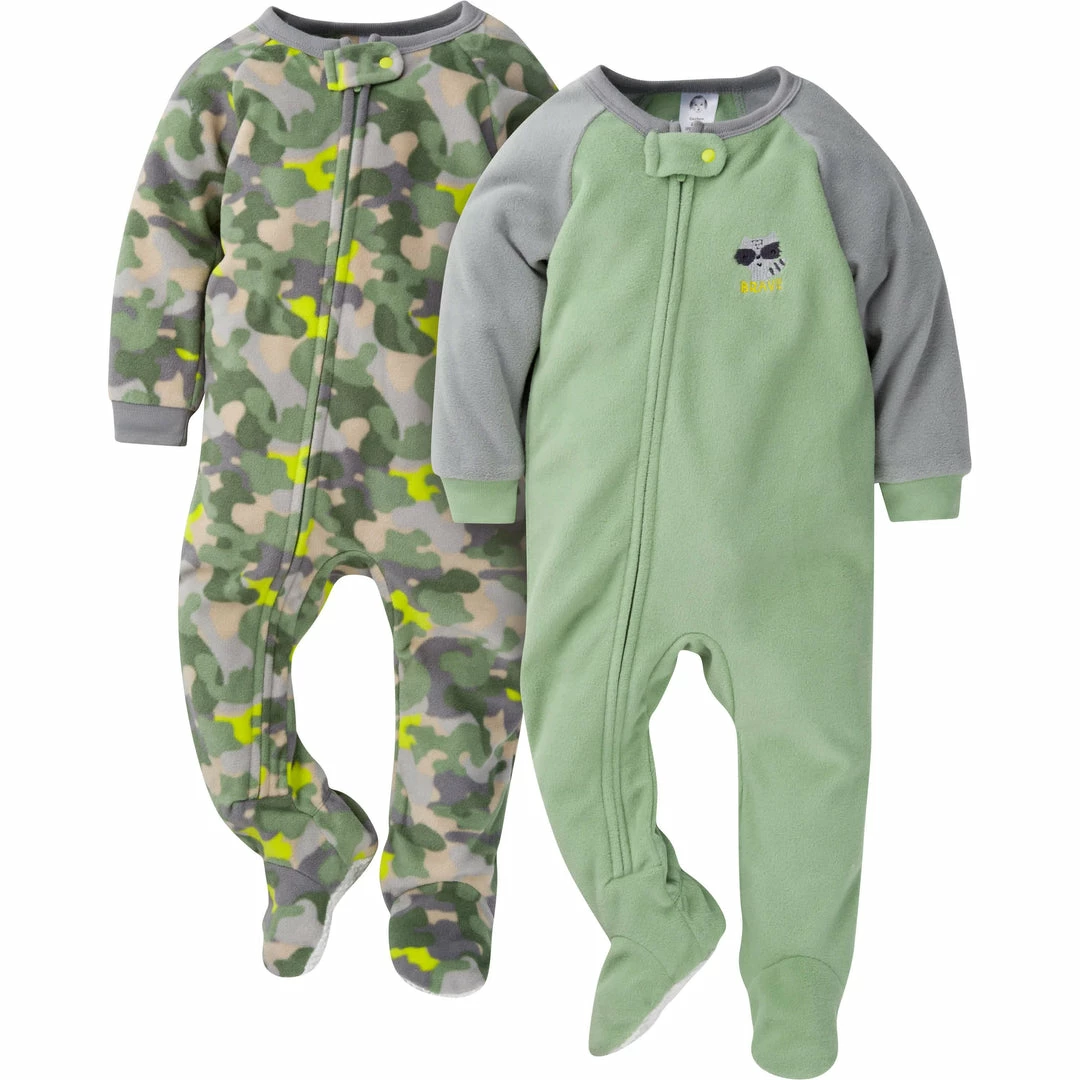 Outlet 😍 Gerber® BabyPreemie - 24M 2-Pack Baby & Toddler Boys Camo Fleece Pajamas 🤩 1 Gerber® BabyPreemie - 24M 2-Pack Baby & Toddler Boys Camo Fleece Pajamas