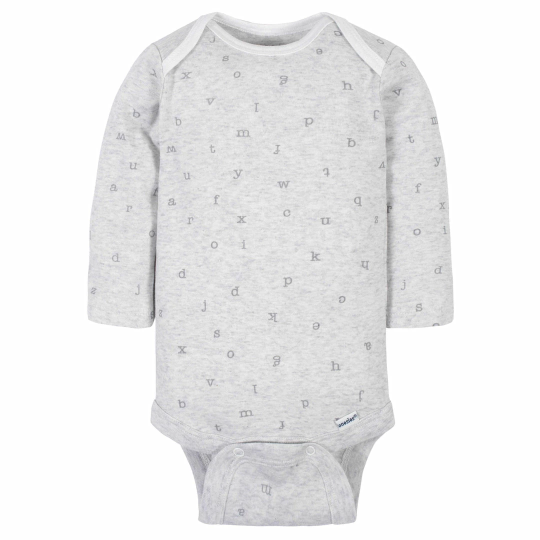 Cheapest 🧨 Gerber® 6-Pack Baby Neutral Words Long Sleeve Onesies® Bodysuits 🧨 3 Gerber® 6-Pack Baby Neutral Words Long Sleeve Onesies® Bodysuits
