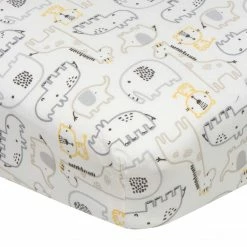 Gerber® Boys Safari Animals Fitted Crib Sheet Toddler Boy
