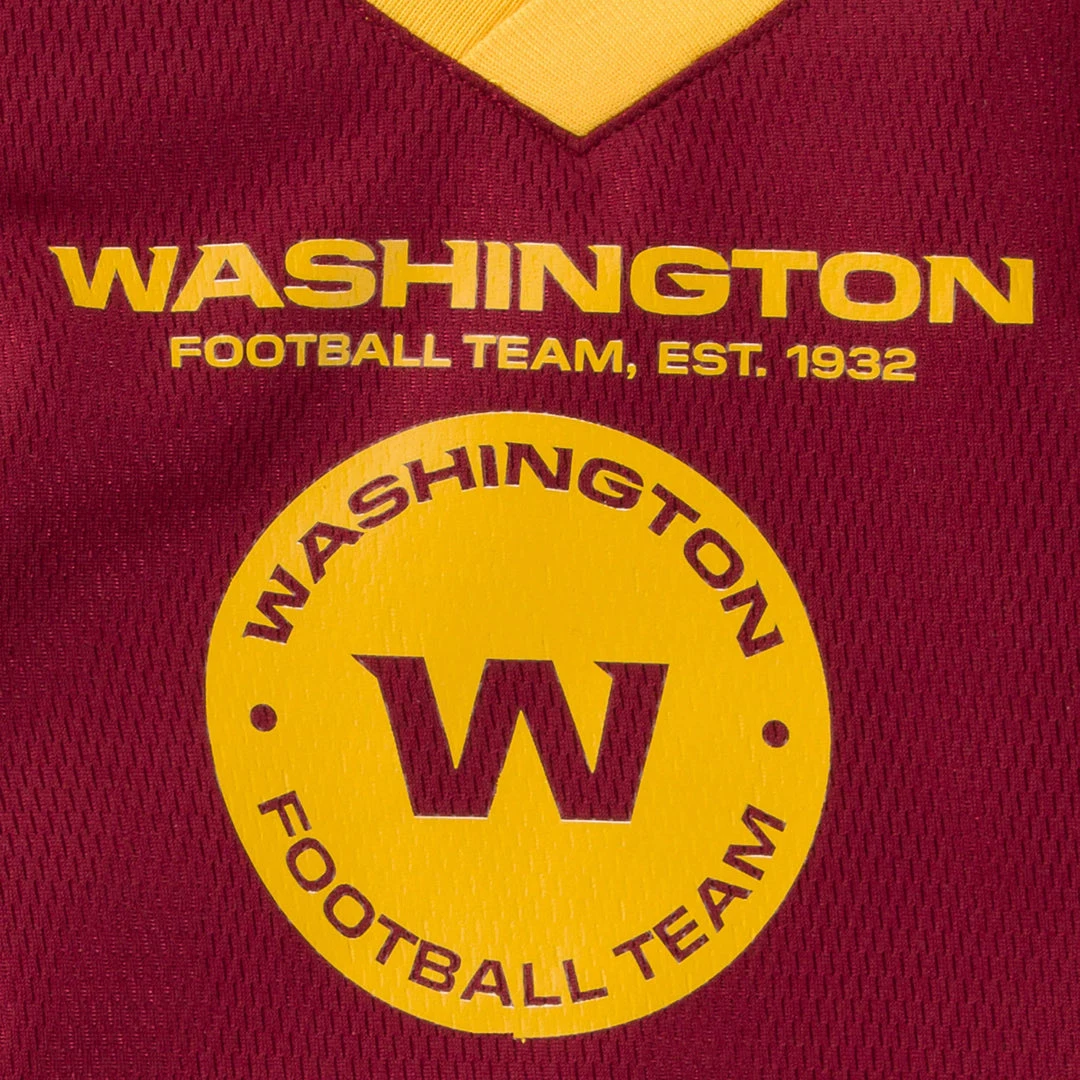 Best Sale ❤️ NFL Baby Boys Washington Short Sleeve Jersey Bodysuit BabyPreemie - 24M 🎉 3 NFL Baby Boys Washington Short Sleeve Jersey Bodysuit BabyPreemie - 24M