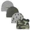 Gerber® BabyPreemie - 24M 4-Pack Baby Boys Bear Caps