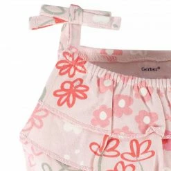 Cheap 👏 Gerber® 2-Pack Baby & Toddler 👧 Girls Cherry Kisses Tank Rompers ⭐ 16 Gerber® 2-Pack Baby & Toddler Girls Cherry Kisses Tank Rompers