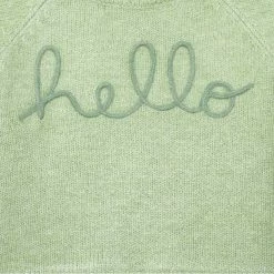 Gerber® Kids BabyPreemie - 24M Infant & Toddler Girls Green Sweater With Tulle Trim