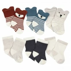Gerber® 6-Pack Baby Boys Fox Wiggle Proof® Socks
