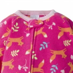 Gerber® BabyPreemie - 24M 4-Pack Baby Girls Foxes & Clouds Fleece Pajamas