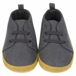 Gerber® Baby Boys Gray Faux Suede High Top Shoes
