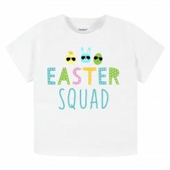 Gerber® BabyPreemie - 24M Infant & Toddler Neutral "Easter Squad" Short Sleeve Tee