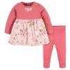 Gerber® BabyPreemie - 24M 2-Piece Baby & Toddler Girls Feelin' Floral Dress & Legging Set