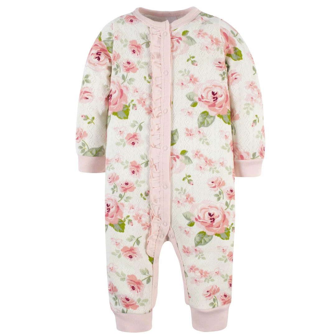 Coupon 😉 Gerber® 2-Piece Baby 👧 Girls Feelin' Floral Roses Coverall & Headband Set BabyPreemie - 24M 👏 3 Gerber® 2-Piece Baby Girls Feelin' Floral Roses Coverall & Headband Set BabyPreemie - 24M