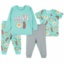 Gerber® BabyPreemie - 24M 4-Piece Baby & Toddler Breakfast Snug Fit Cotton Pajamas