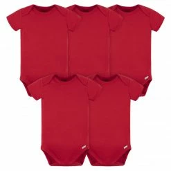 Gerber® 5-Pack Baby Red Premium Onesies® Bodysuits BabyPreemie - 24M
