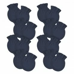 Gerber® BabyPreemie - 24M 8-Pack Baby Neutral Navy No Scratch Mittens