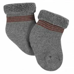 Gerber® 6-Pack Baby Boys Dino Wiggle Proof® Terry Bootie Socks BabyPreemie - 24M