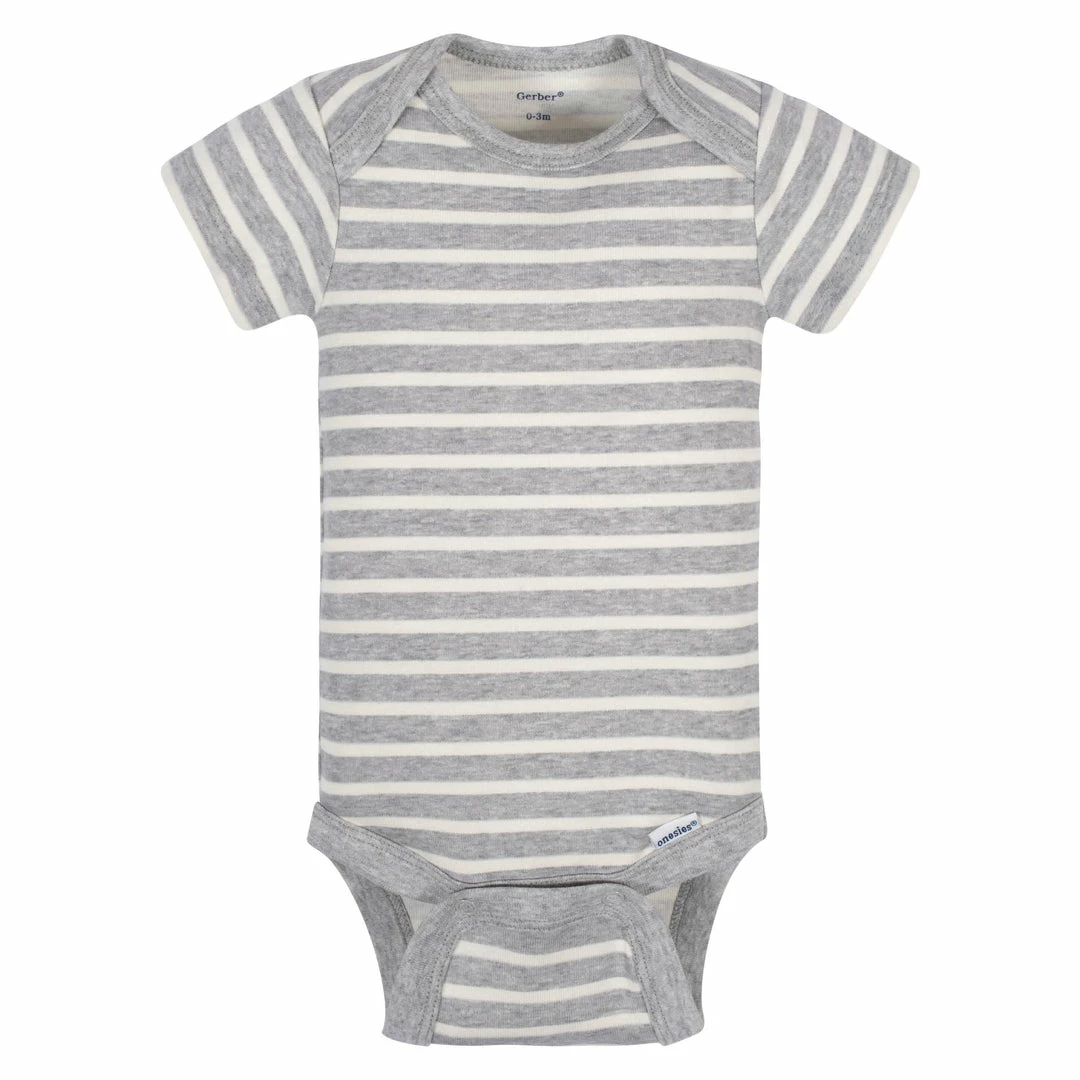 Cheap 🥰 Gerber® 5-Pack Baby Boys Comfy Stretch Badger Short Sleeve Onesies® Bodysuits BabyPreemie - 24M 💯 7 Gerber® 5-Pack Baby Boys Comfy Stretch Badger Short Sleeve Onesies® Bodysuits BabyPreemie - 24M