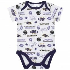 Best Sale 🎁 NFL BabyPreemie - 24M Baltimore Ravens 3-Piece Baby Boys Bodysuit, Bib, And Cap Set ✔️ 8 NFL BabyPreemie - 24M Baltimore Ravens 3-Piece Baby Boys Bodysuit, Bib, And Cap Set