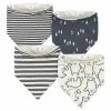 Gerber® 4-Pack Baby Boys Bear Bandana Bibs BabyPreemie - 24M