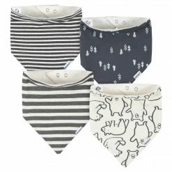 Gerber® 4-Pack Baby Boys Bear Bandana Bibs BabyPreemie - 24M