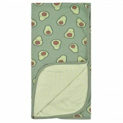Gerber® Baby Neutral Comfy Stretch Avocado Reversible Baby Blanket