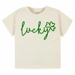 Gerber® BabyPreemie - 24M Infant & Toddler Neutral "Lucky" Short Sleeve Tee