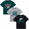 NFL 3-Pack Baby & Toddler Boys Eagles Short Sleeve Shirts BabyPreemie - 24M