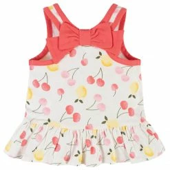 Gerber® 2-Piece Baby Girls Cherry Kisses Sleeveless Tunic & Legging Set See What's New