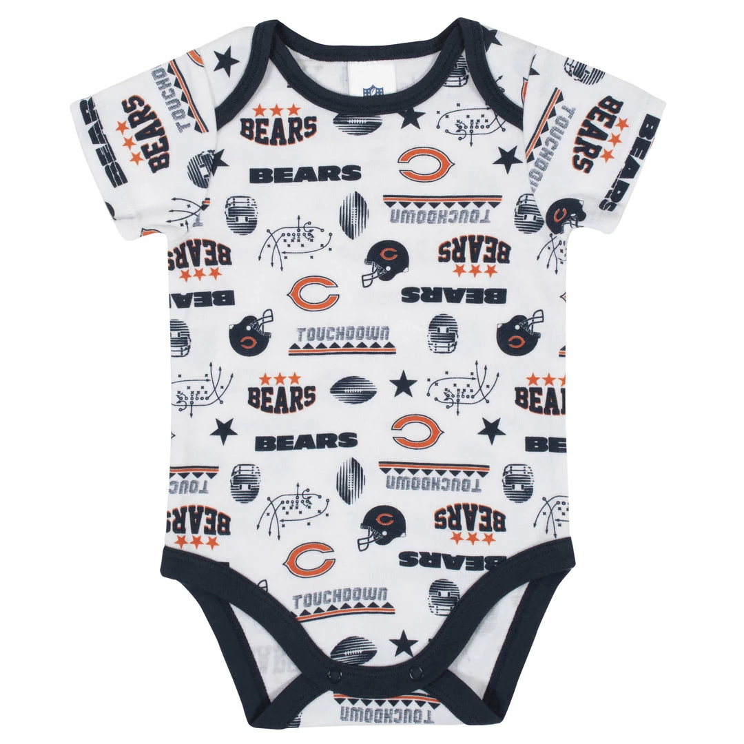 Deals ๐ NFL Chicago Bears 3-Piece Baby Boys Bodysuit, Bib, And Cap Set BabyPreemie - 24M โ 2 NFL Chicago Bears 3-Piece Baby Boys Bodysuit, Bib, And Cap Set BabyPreemie - 24M