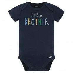 Gerber® Baby Boy "Little Brother" Short Sleeve Onesies® Bodysuit BabyPreemie - 24M