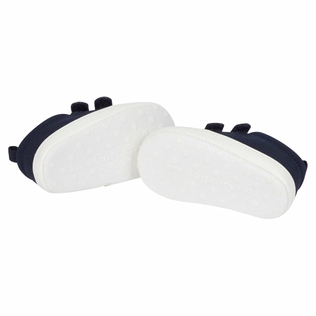 Deals 🌟 Gerber® Baby Boys Navy Canvas 👟 Shoes 🤩 3 Gerber® Baby Boys Navy Canvas Shoes
