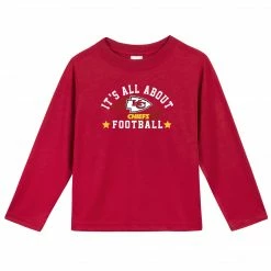 NFL Kansas City Chiefs Baby & Toddler Boys Long Sleeve Tee Shirt BabyPreemie - 24M