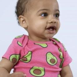 Gerber® BabyPreemie - 24M 6-Pack Baby Donuts & Pink Avocados Onesies® Bodysuits