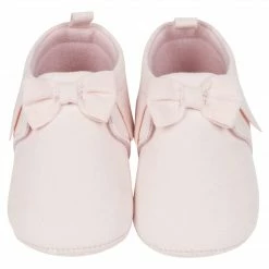 Gerber® BabyPreemie - 24M Baby Girls Pink Fringe Faux Suede Shoes