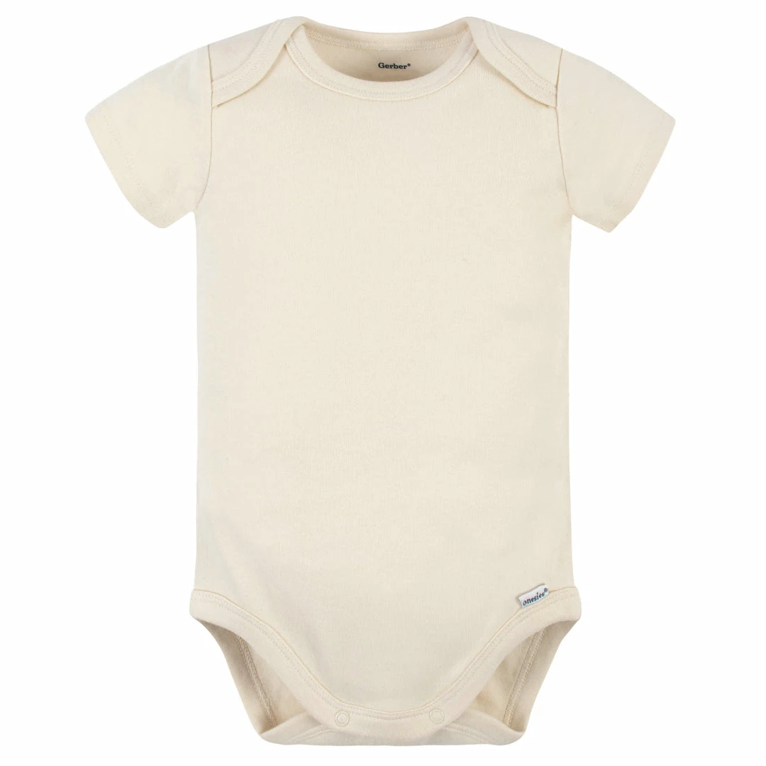 Flash Sale 🎉 Gerber® 5-Pack Baby Natural Premium Onesies® Bodysuits 💯 2 Gerber® 5-Pack Baby Natural Premium Onesies® Bodysuits