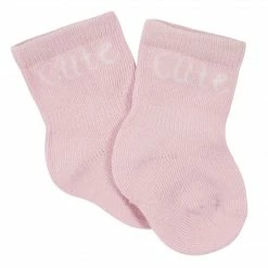 Gerber® BabyPreemie - 24M 6-Pack Baby Girls Leopard Wiggle Proof® Jersey Crew Socks