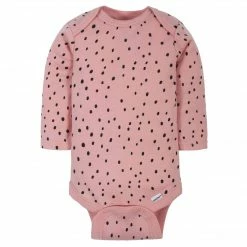 Gerber® 6-Pack Baby Girls Bear Long Sleeve Onesies® Bodysuits