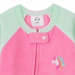 Gerber® 4-Pack Baby Girls Rainbows & Unicorns Fleece Pajamas