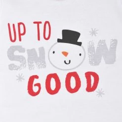 Gerber® 2-Piece Baby & Toddler Neutral Snowman Snug Fit Cotton Pajamas