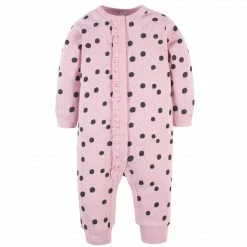 Buy 🧨 Gerber® 2-Piece Baby 👧 Girls Pink A Dots Coverall & Headband Set BabyPreemie - 24M 💯 9 Gerber® 2-Piece Baby Girls Pink A Dots Coverall & Headband Set BabyPreemie - 24M