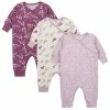 Gerber® BabyPreemie - 24M 3-Piece Baby Girls Comfy Stretch Ducklings Coverall Set