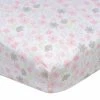 Gerber® Toddler Girl Girls Flowers Fitted Crib Sheet