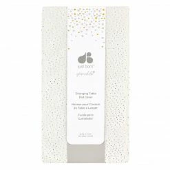 Just Born By Gerber® Baby Neutral Ivory And Gold Changing Pad Cover