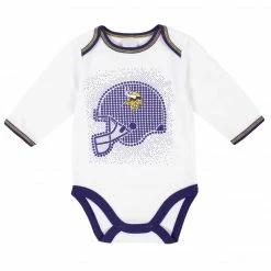 NFL Minnesota Vikings 3-Piece Baby Boys Bodysuit, Pant, And Cap Set BabyPreemie - 24M