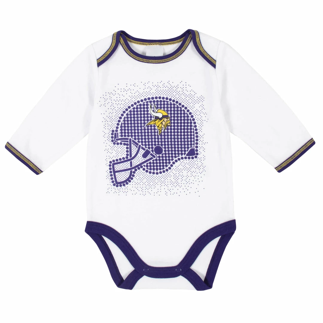 Top 10 🥰 NFL Minnesota Vikings 3-Piece Baby Boys Bodysuit, Pant, And Cap Set BabyPreemie - 24M 👏 2 NFL Minnesota Vikings 3-Piece Baby Boys Bodysuit, Pant, And Cap Set BabyPreemie - 24M