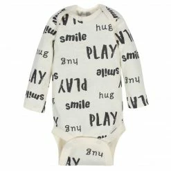 Discount 🎁 6-Pack Baby Neutral Words Long Sleeve Onesies® Brand Bodysuits 😀 12 6-Pack Baby Neutral Words Long Sleeve Onesies® Brand Bodysuits