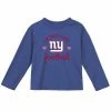 NFL New York Giants Baby Girls Long Sleeve Tee Shirt