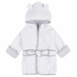 Gerber® Bath 10-Piece Baby & Toddler Boys Bear Hooded Towel, Robe, & Washcloths Set