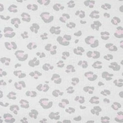 Gerber® 2-Piece Baby Girls Comfy Stretch Floral Leopard Gown & Cap Set