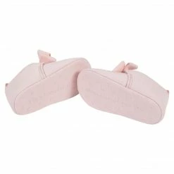 Gerber® Baby Girls Pink Bow Jersey Shoes BabyPreemie - 24M