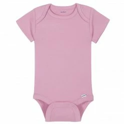 Gerber® BabyPreemie - 24M Premium Short Sleeve Onesies® Bodysuit - Light Pink