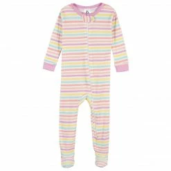 Gerber® 2-Pack Baby & Toddler Girls Ice Cream Dreams Snug Fit Footed Cotton Pajamas