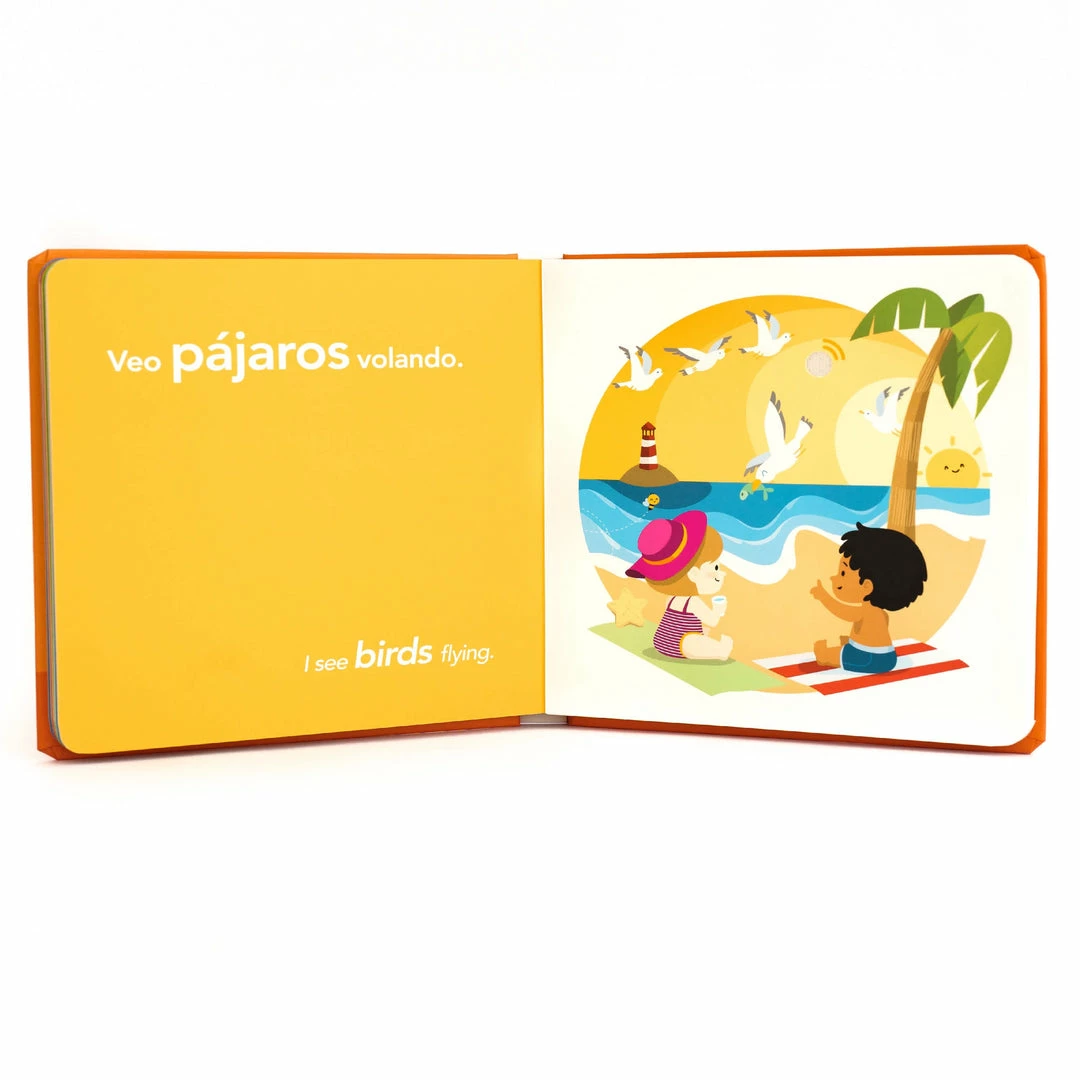 Cheapest 🌟 See What's New Binibi "Visiting - Visitando La Playa" Bilingual Sound Book 🌟 4 See What's New Binibi "Visiting - Visitando La Playa" Bilingual Sound Book